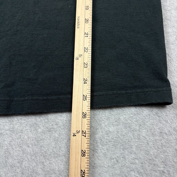 Vintage Champion T Shirt Mens Medium Black T1011 Heavy Cotton Blank 90s USA Made - Picture 8 of 8